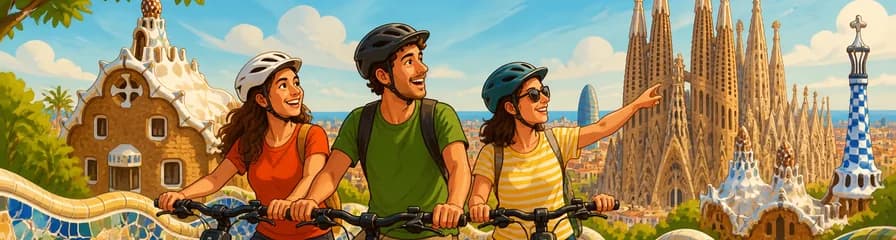 Recorrido en eBike por los puntos clave de Barcelona y Gaudí