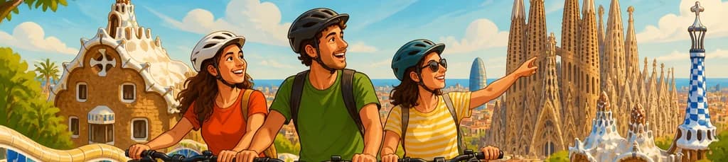 Recorrido en eBike por los puntos clave de Barcelona y Gaudí