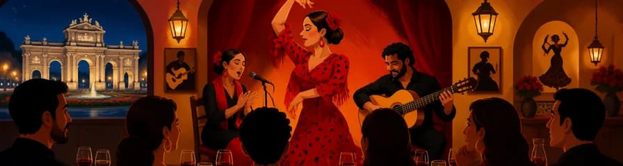 Espectáculo de Flamenco con Cena en Flamenco de Leones, Madrid