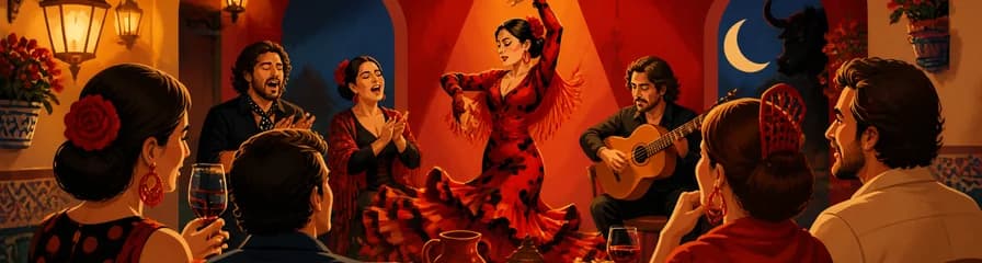 Espectáculo de Tablao Flamenco "El Toro y la Luna" con Cena y Bebida