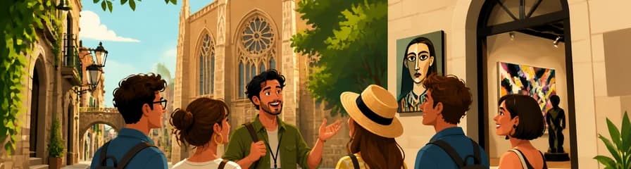 Recorrido a pie por El Born en Barcelona más entradas a los Museos Picasso y Moco