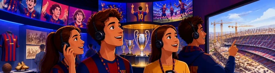 Entrada al Barça Immersive Tour del Museo del FC Barcelona con audioguía