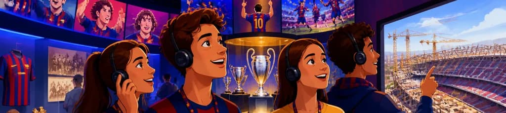 Entrada al Barça Immersive Tour del Museo del FC Barcelona con audioguía