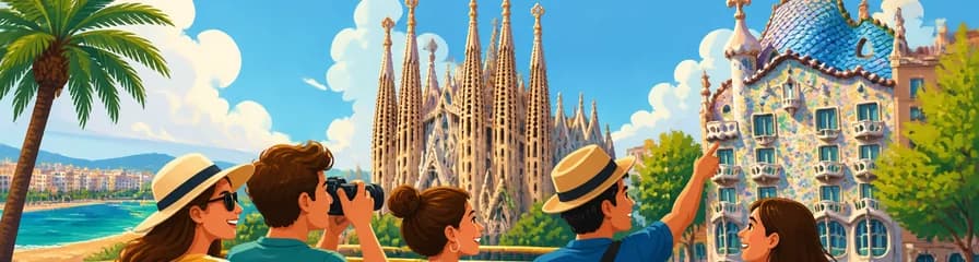 Recorrido en autobús por Barcelona y la obra artística de Gaudí: Salida desde Malgrat de Mar y Santa Susana