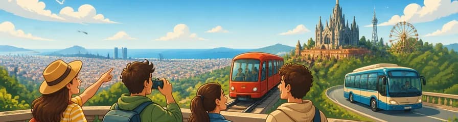 Acceso al Área Panorámica del Tibidabo: Entrada, Cuca de Llum y TibiBus