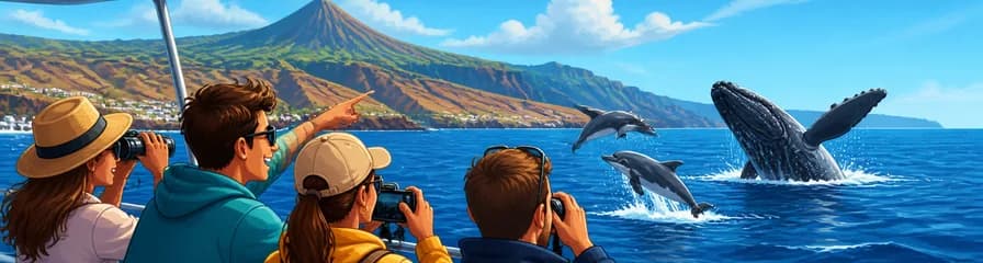 Avistamiento de ballenas y delfines en Tenerife: tour de 3 horas