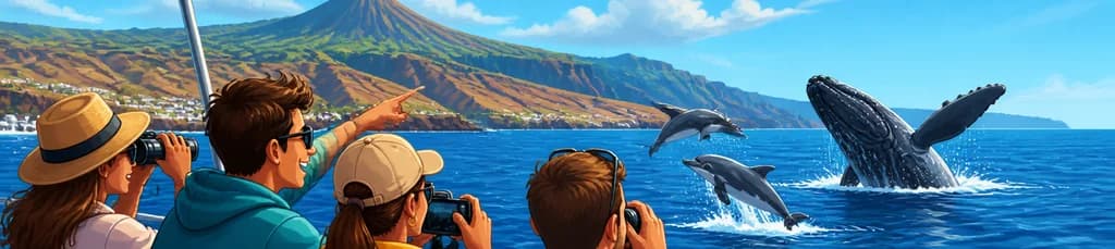 Avistamiento de ballenas y delfines en Tenerife: tour de 3 horas