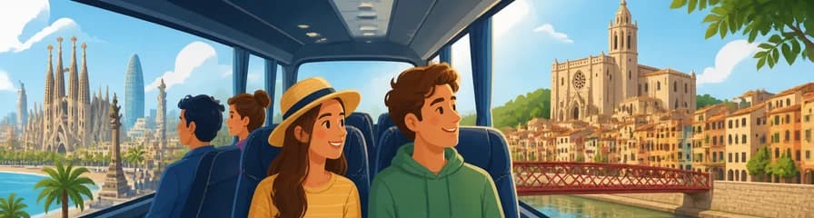 Traslado en autobús entre Barcelona y Girona