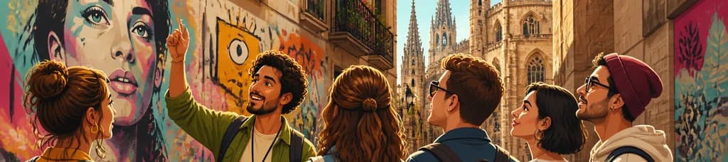 Tour privado guiado de arte callejero en Barcelona