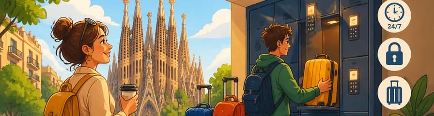 Consigna de equipaje en Barcelona: junto a la Sagrada Familia