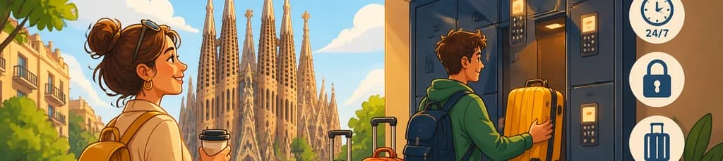 Consigna de equipaje en Barcelona: junto a la Sagrada Familia