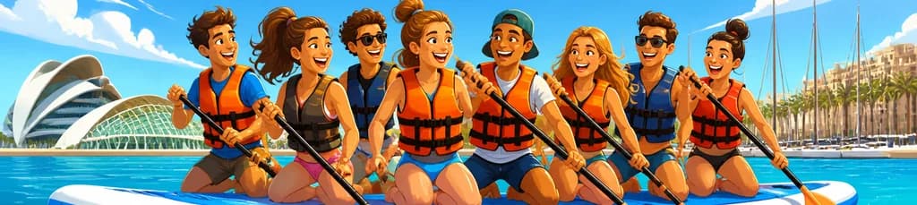 Experiencia de Paddle Surf XL en Valencia