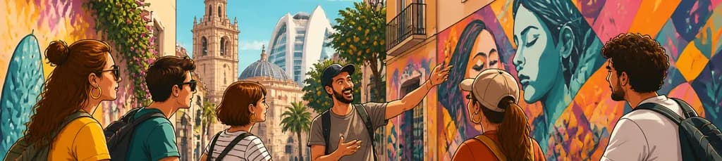 Recorrido guiado grupal de arte urbano en València