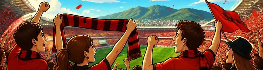 Partido de fútbol del RCD Mallorca en el Estadio Son Moix de Mallorca