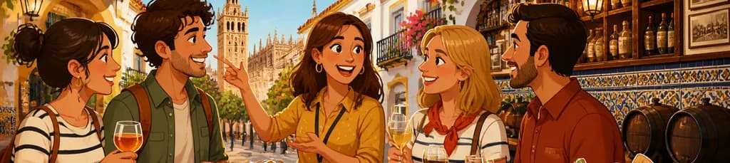 Recorrido guiado por las tapas, tabernas e historia de Sevilla
