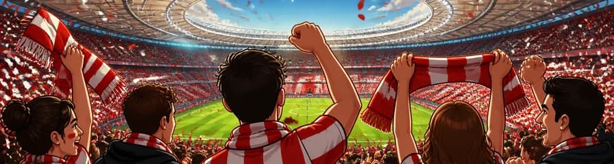 Partido de fútbol del Athletic Club en el Estadio de San Mamés