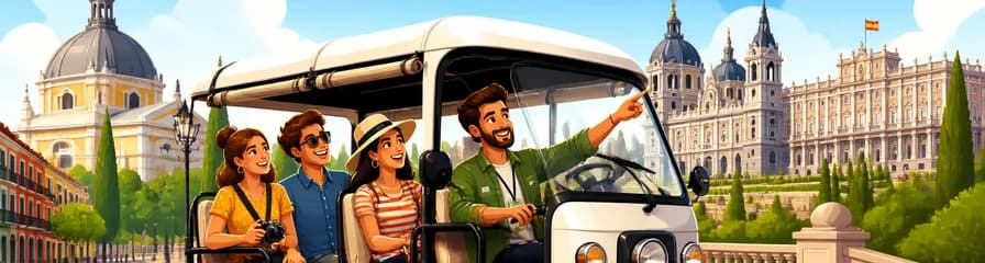 Tour de 4 horas por Madrid en tuk tuk eléctrico