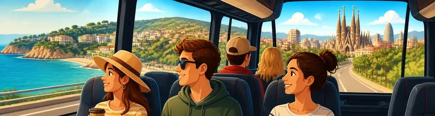 Traslado en autobús desde Lloret de Mar a Barcelona