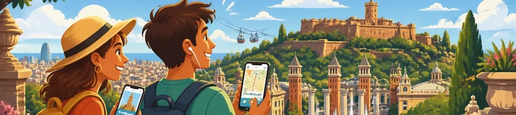 Descubre el Parque de Montjuïc en Barcelona con la aplicación de audioguía de TouringBee