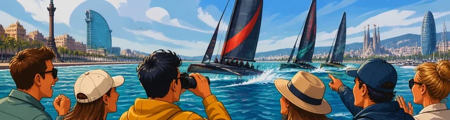 Vive la 37ª America's Cup en Barcelona: una experiencia inmersiva