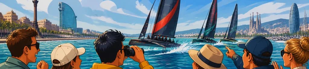 Vive la 37ª America's Cup en Barcelona: una experiencia inmersiva