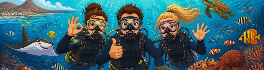 Clase de buceo guiada en Los Cristianos