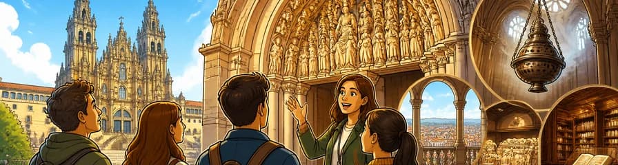 Entrada sin colas y visita guiada a la Catedral y Museo de Santiago de Compostela