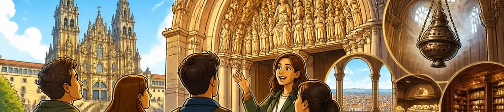 Entrada sin colas y visita guiada a la Catedral y Museo de Santiago de Compostela