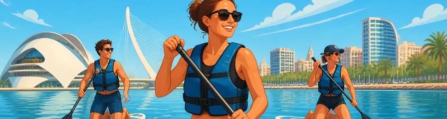 Sesión de Paddle SUP de una hora en Valencia
