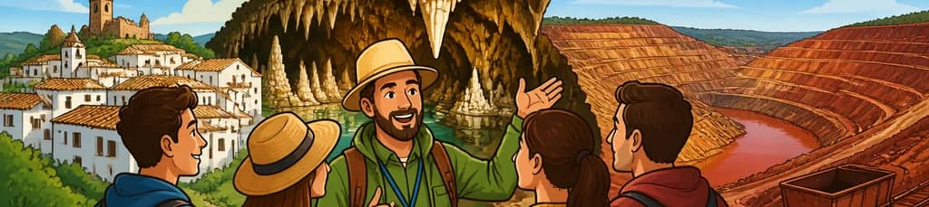 Excursión guiada de día completo a las Minas de Riotinto y Aracena desde Sevilla