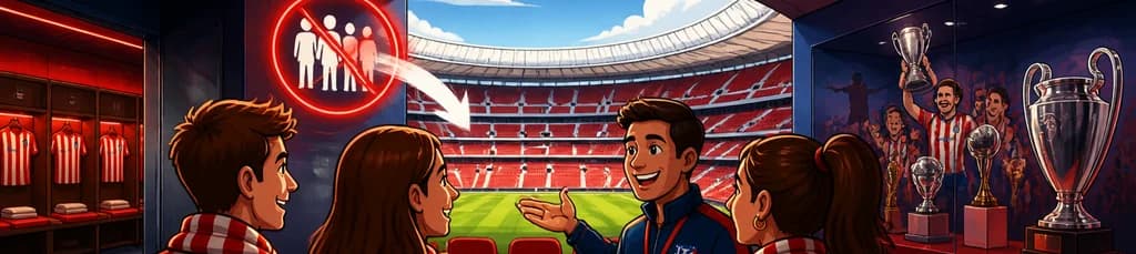 Entrada sin colas para el Atlético de Madrid: Tour guiado y acceso al museo