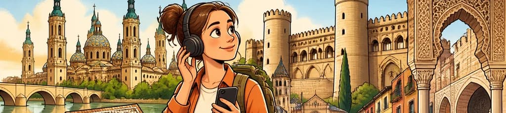 Recorrido de audio autoguiado por Zaragoza: La Ciudad de las Cuatro Culturas