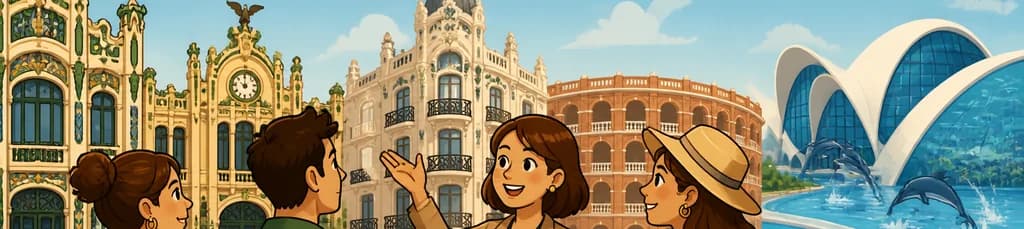Recorrido privado por el Art Nouveau valenciano con posibilidad de visitar el Oceanogràfic