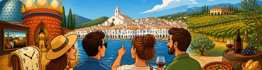 Excursión privada a Cadaqués y el Museo Dalí, con visita a bodega y posibilidad de almuerzo