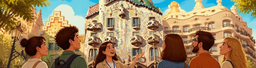 Recorrido guiado por las casas de Gaudí