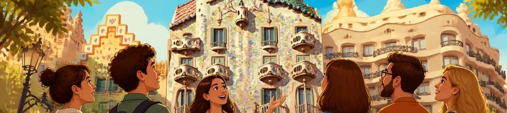 Recorrido guiado por las casas de Gaudí