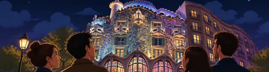 Entrada para la visita nocturna a Casa Batlló