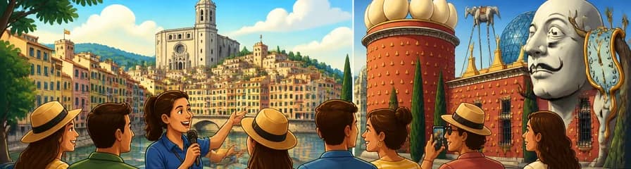 Excursión de un día desde Barcelona: Girona, Figueres y el Museo Dalí