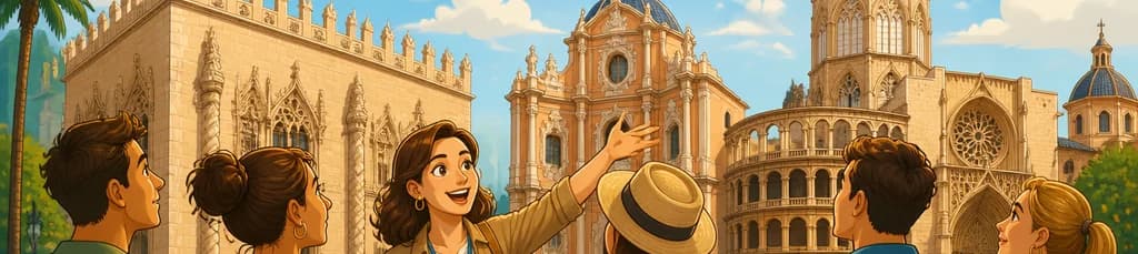 Recorrido guiado a pie por la Lonja de la Seda, la Iglesia de San Nicolás y la Catedral