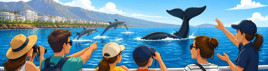 Crucero guiado de dos horas para el avistamiento de ballenas y delfines en Costa Adeje