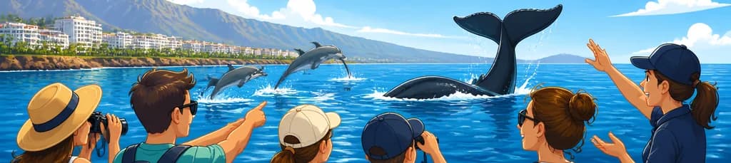 Crucero guiado de dos horas para el avistamiento de ballenas y delfines en Costa Adeje