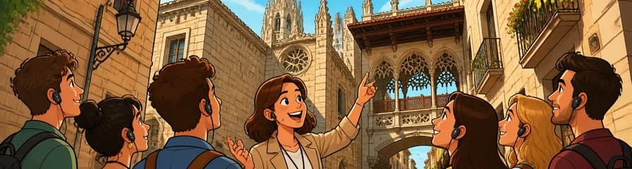 Recorrido guiado a pie por el Barrio Gótico de Barcelona