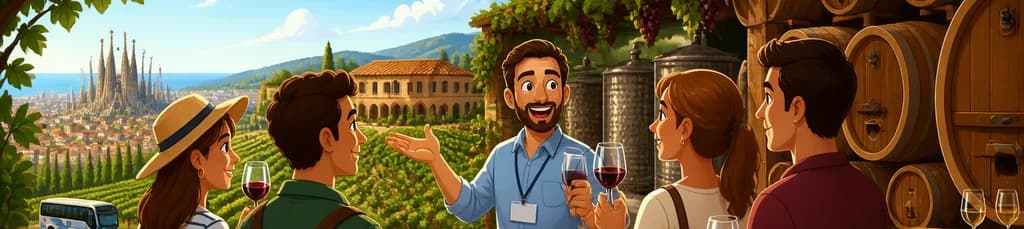 Recorrido guiado por la bodega Familia Torres con degustación de vinos desde Barcelona