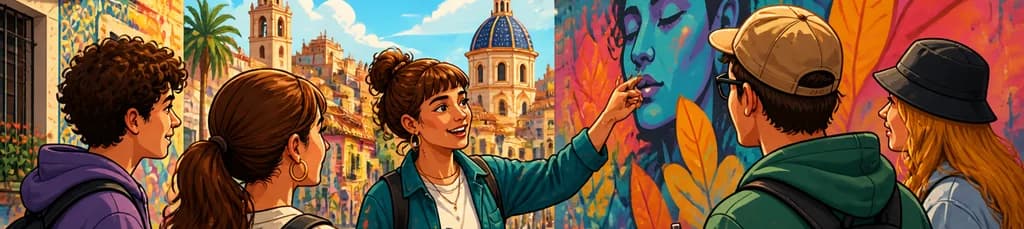 Taller guiado de grafiti y recorrido de arte urbano en Valencia
