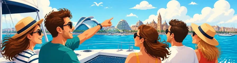 Recorrido en catamarán por Valencia
