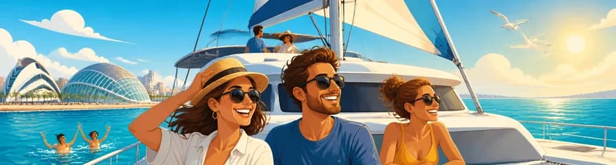 Travesía en catamarán por Valencia