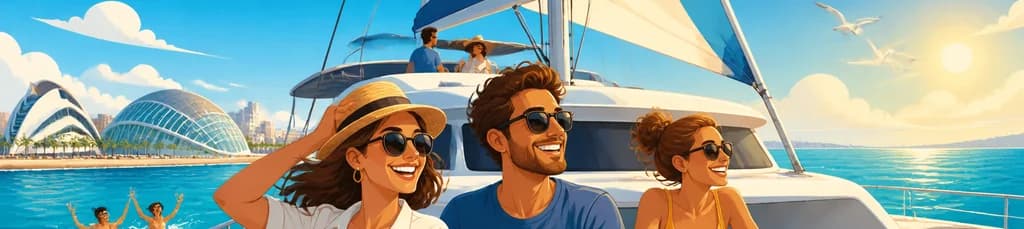 Travesía en catamarán por Valencia