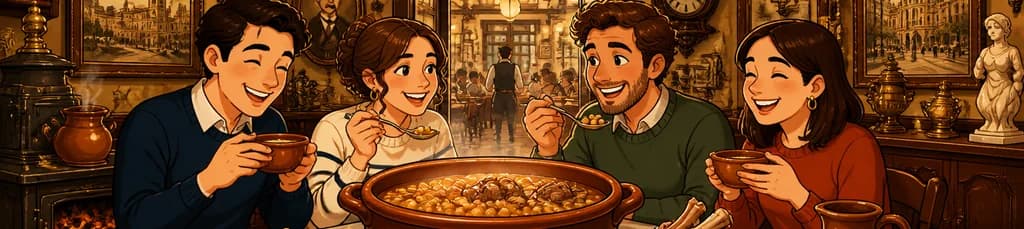 Menú degustación de cocido madrileño en Taberna La Bola
