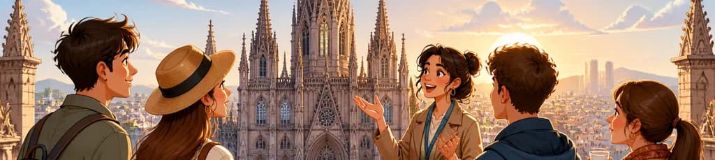 Visita guiada matutina a la Catedral de Barcelona: entrada prioritaria y desayuno