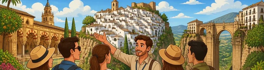 Tour guiado de un día a Córdoba, un Pueblo Blanco y Ronda desde Sevilla